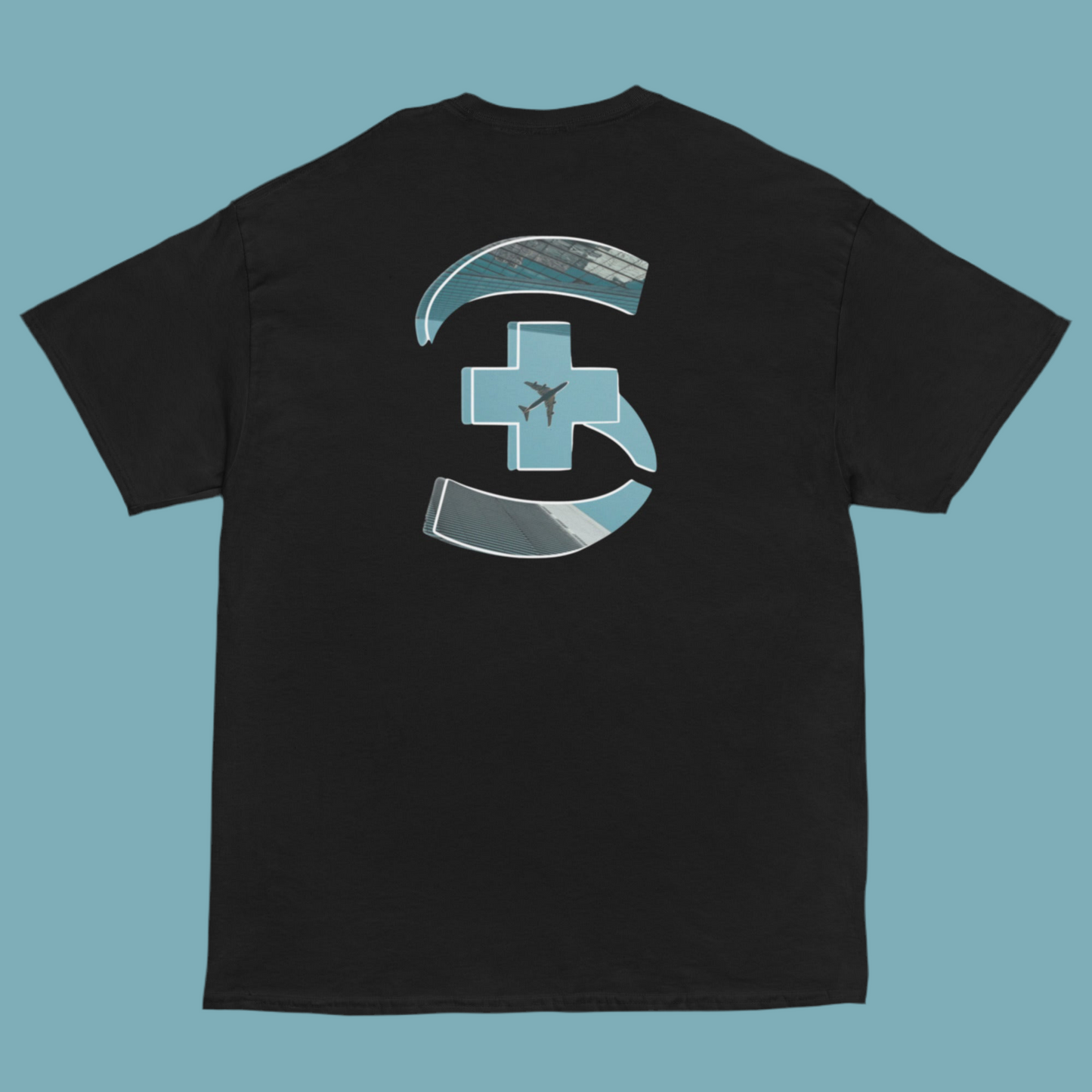Boarding Aqua Logo T-Shirt